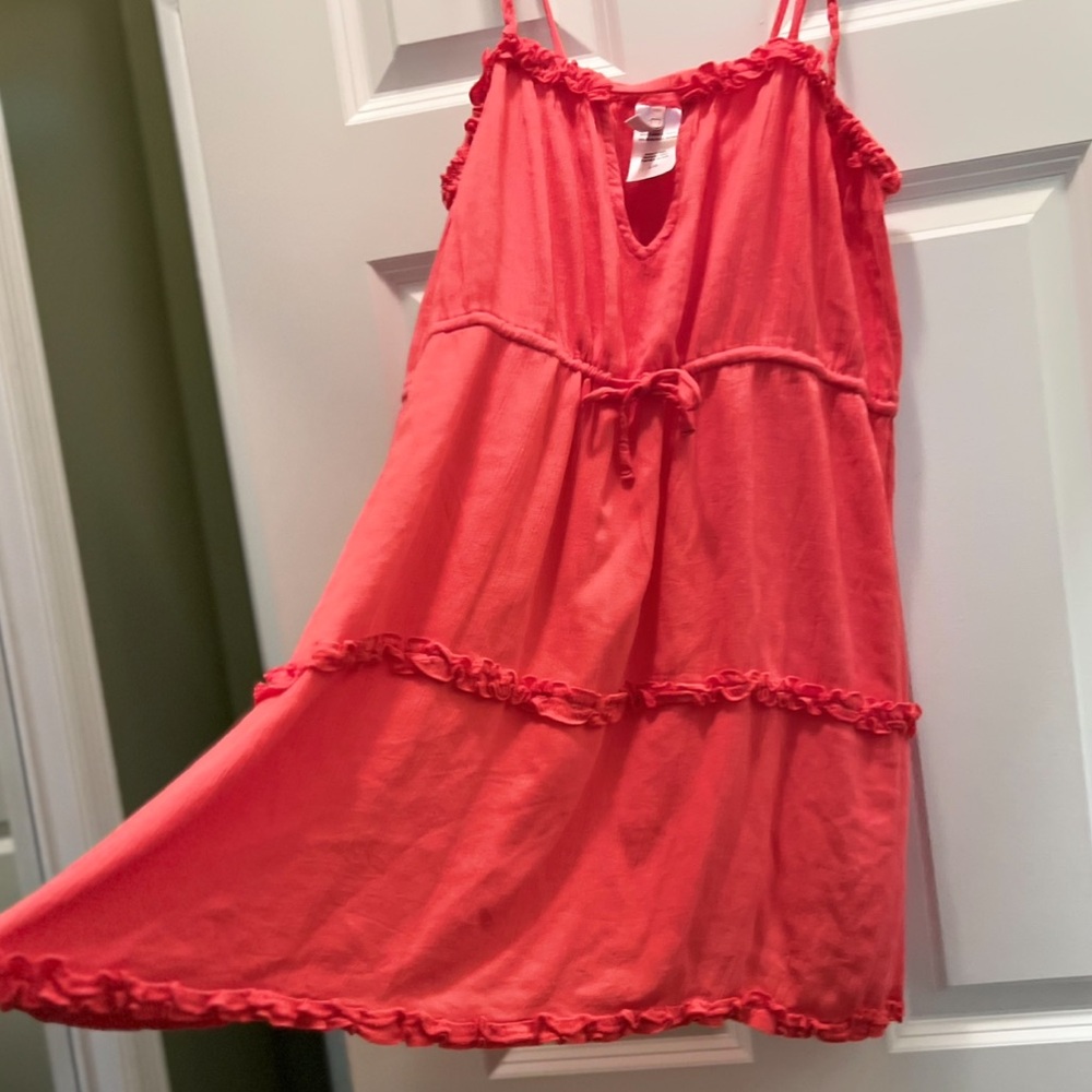 BCBG Coral Keyhole ruffled Dress - Picture 5 of 16